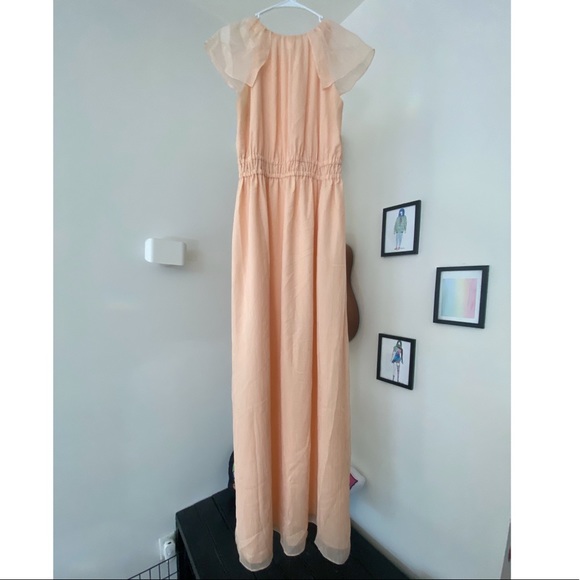 Zara Peach Maxi Dress - Picture 5 of 5